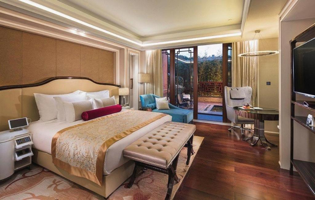 Grand Bay Hotel Beijing Xiaotangzhuang Exterior foto