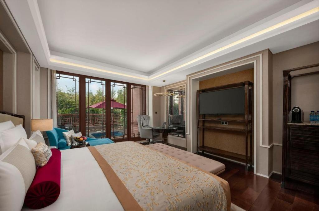 Grand Bay Hotel Beijing Xiaotangzhuang Exterior foto