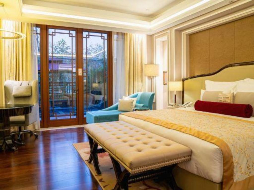 Grand Bay Hotel Beijing Xiaotangzhuang Exterior foto