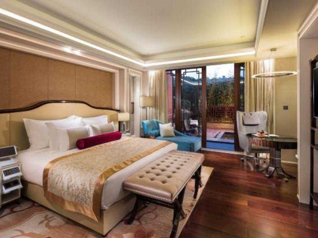Grand Bay Hotel Beijing Xiaotangzhuang Exterior foto