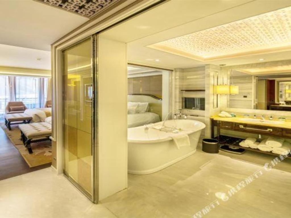 Grand Bay Hotel Beijing Xiaotangzhuang Exterior foto